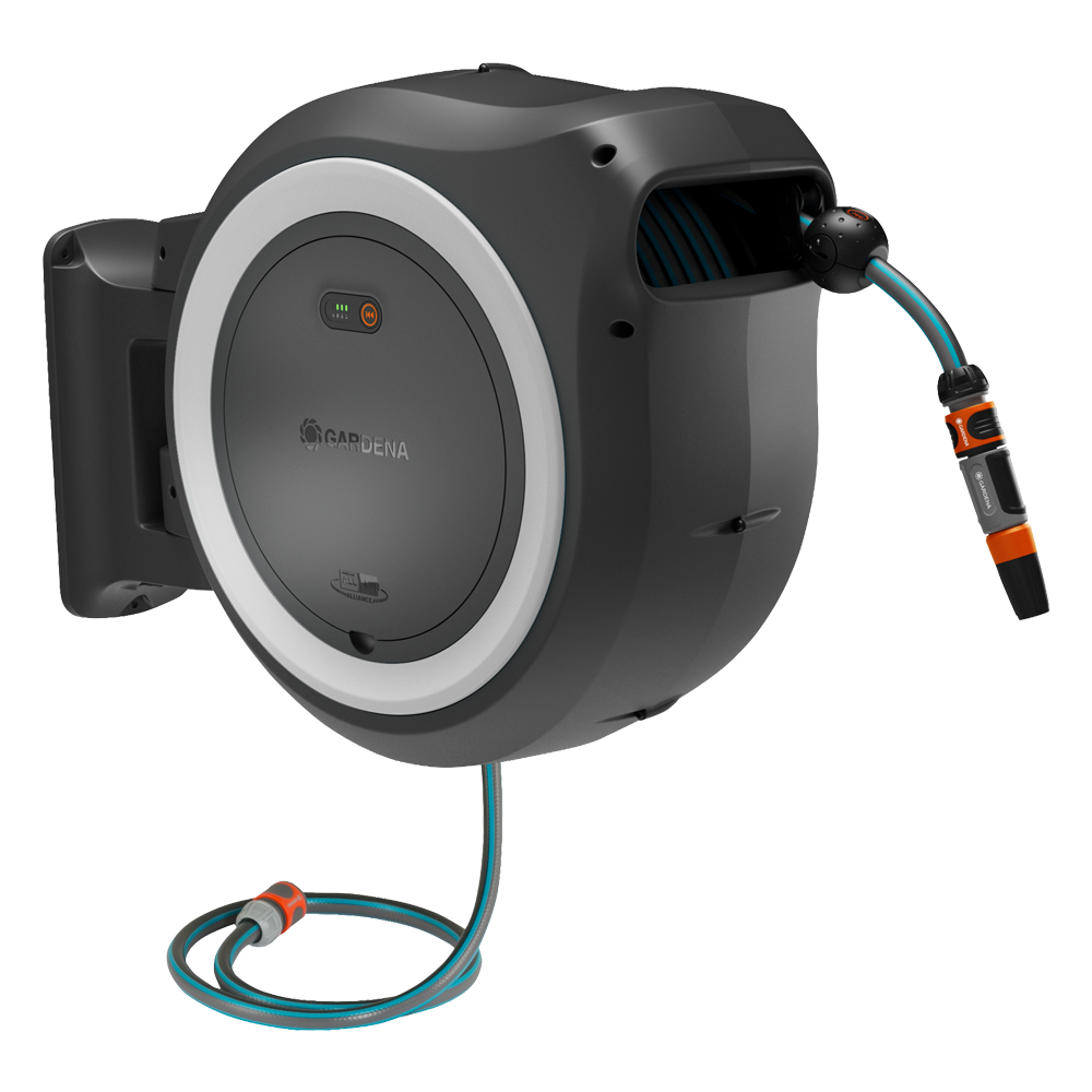 Gardena PowerRoll XL 35m, solo - Hvid